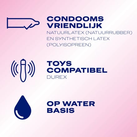 Durex Glijmiddel Natural Extra Sensitive 100% natuurlijk - 2 x 100 ml - Voordeelverpakking
