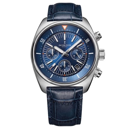 Jacob Zech - Heren Horloge Vienna - Zilver
