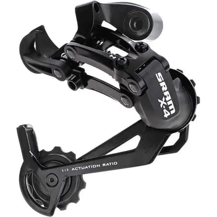 Mountainbike achterderailleur Sram X4 Long Cage Black (7.8.9V)