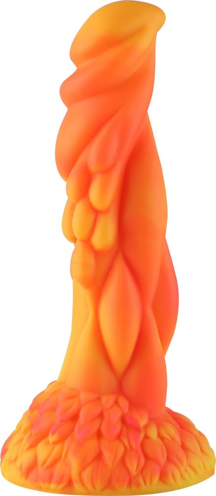 Wildolo® Fantasy Zuignap Dildo Nesbu 21 cm Oranje