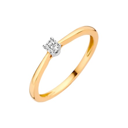 Blush Diamonds - Dames - 14 karaat goud - Ring - Goud - Maat 54