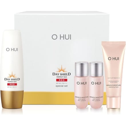 O HUI - Ensemble spécial Day Shield Perfect Sun Rouge white