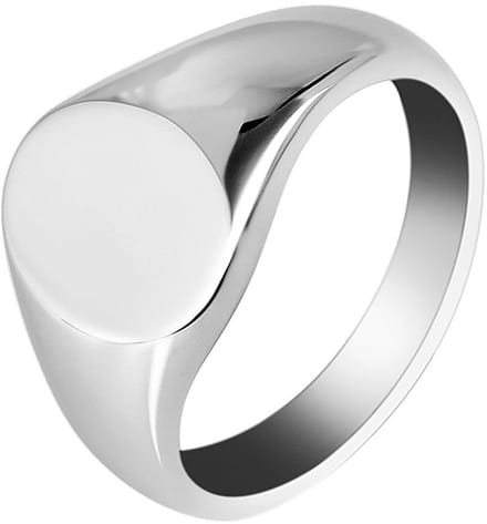 AKZENT Akzent unisex ring Pietro, zilverkleurig, duurzaam