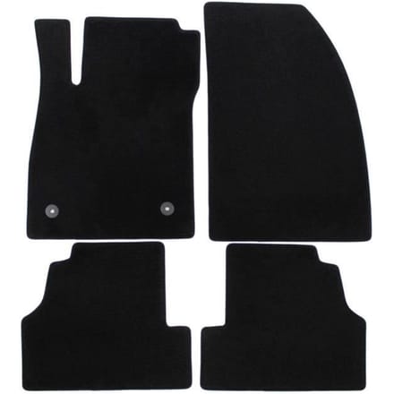 Tapis de sol - Opel - Mokka - 2012-2020 - 4 pièces - Renforcé sous les pédales - Antidérapant