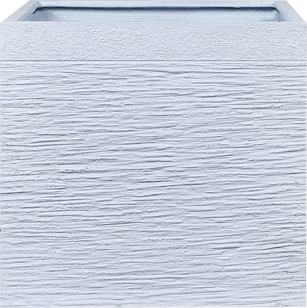 PAROS - Plantenbak - Wit - 50 cm - Klei-vezelmengsel