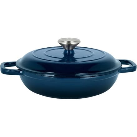 SILVERCREST Gietijzeren hapjespan, Ø25 cm (Blauw)