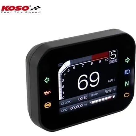 Multifunctionele motorfiets tellers Koso TFT RX-3S