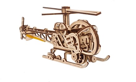 UGEARS Houten 3D Model - Mini Helicopter
