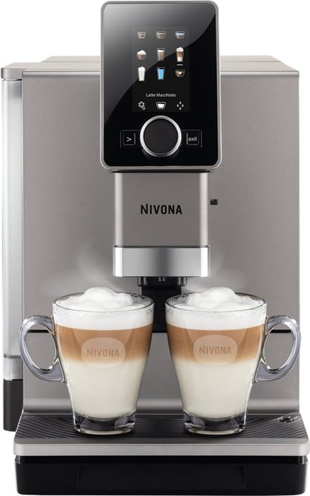 NIVONA CafeRomatica 930 - Volautomatische Espressomachine - Titanium - Bluetooth - TFT-Display - One-Touch Cappuccino