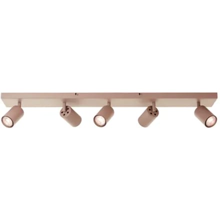 Brilliant Jello - Plafondlamp - LED GU10 5x5W - 350 lm - 3000K - Dimbaar - Champagne