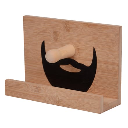 UNUS® Brillenstandaard brillenhouder bamboe hout volle baard