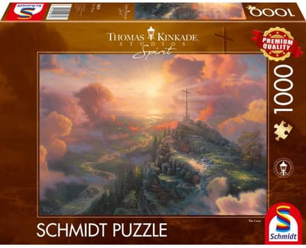 Schmidt puzzel Thomas Kinkade Spirit Het Kruis 1000 stukjes kunst.