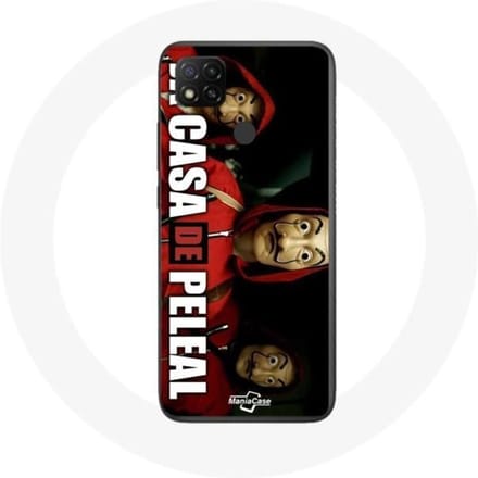 Xiaomi Redmi 9C hoesje La casa de papel Het masker van Dali