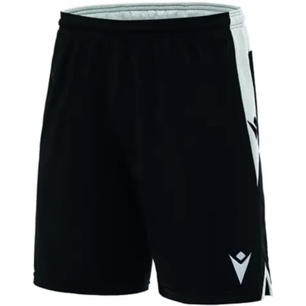 Macron Tempel Short Kinderen - Zwart / Wit | Maat: 9-10 Y