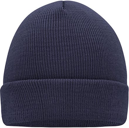 Myrtle Beach 'Knitted Cap' Beanie Navy/Blauw