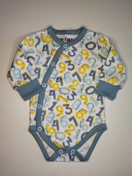 Nini - Rompertje Floris - Omslagromper - Overslagromper - Maat 62 - 2 t/m 4 maanden