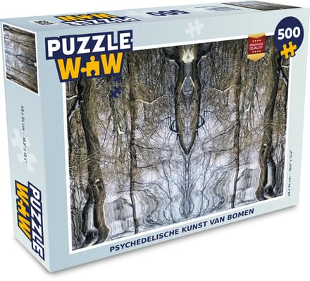 Puzzel Boom - Kunst - Psychedelisch - Legpuzzel - Puzzel 500 stukjes