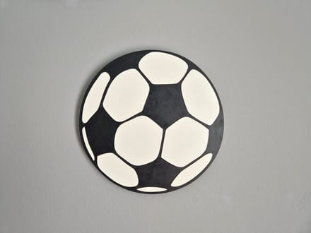 Moliland - Ozdoba Ścienna - Voetbal MDF - 34cm