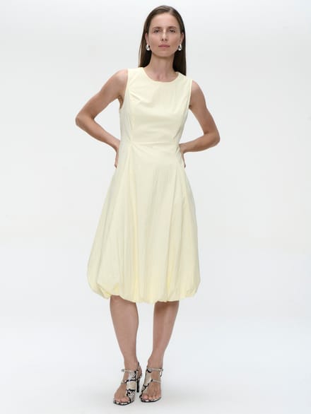 Satomi taffeta dress | Yellow - Yellow / M