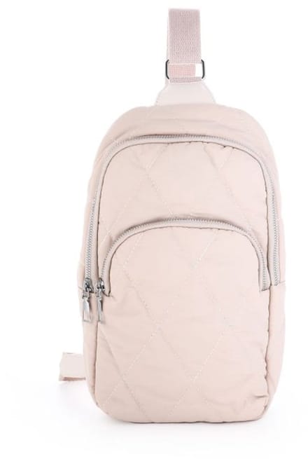 travel tas - cross body - beige - PU - cadeau tip