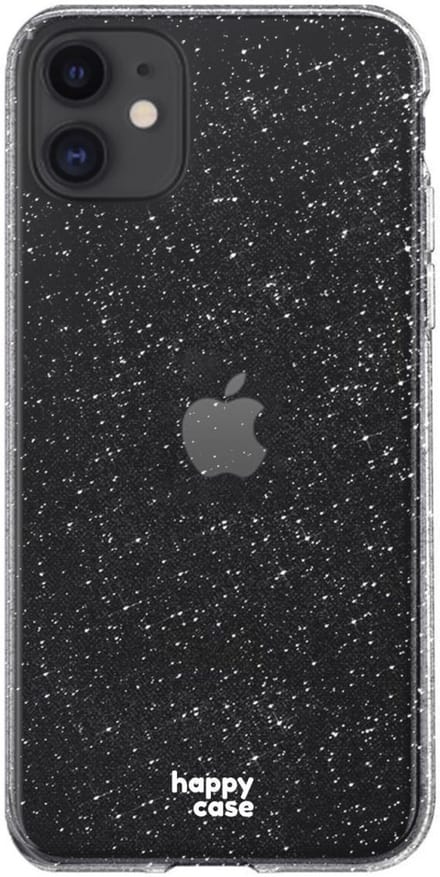 HappyCase Hoesje Flexibel TPU Glitter Print Geschikt voor Apple iPhone 11