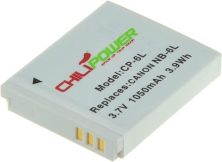 ChiliPower NB-6L accu voor Canon - 1000mAh