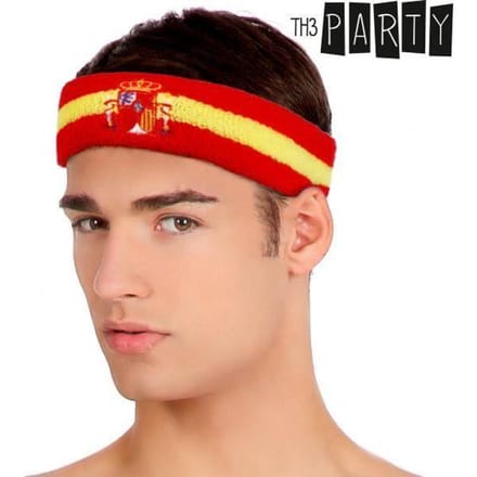 Hoofdband Spaanse Vlag Th3 Party red