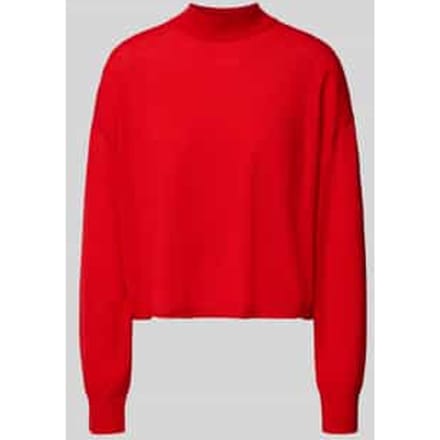 Oversized gebreide pullover met opstaande kraag model 'MATHISA'