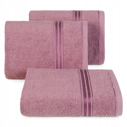 Lori Badhanddoek 50x90cm - 100% Katoen Terry - Donker Lila