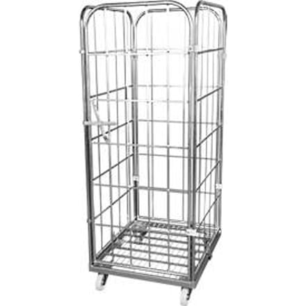 Gaascontainer 4-zijdig 1020 op metalen rolplaat