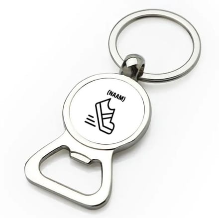 Akyol - hardloop met eigen naam flesopener - Hardlopen - hardloper - sport - 9 bij 3 cm
