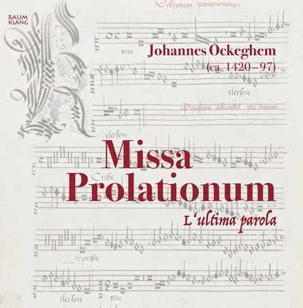 L'ultima Parola - Ockeghem: Missa Prolationum (CD)
