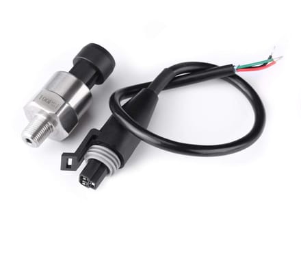Dailygoods- Druksensor 5V - 1/8 NPT - 100 Psi - Roestvrij Staal - Lucht Druksensor - IP67 Veiligheidsklasse - Druktransducer