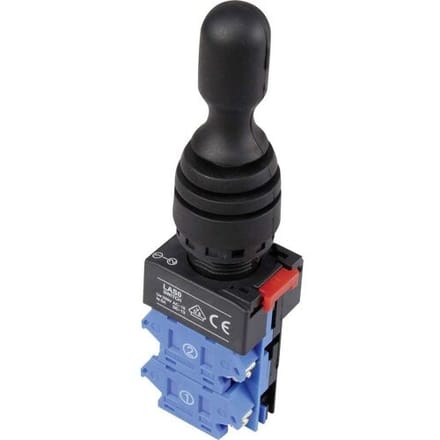 TRU COMPONENTS LAS0-K-20C21 Joystick 250 V/AC Rechte hendel Schroeven IP67 1 stuk(s)