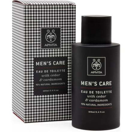 Apivita Men's Care Eau de Toilette with Cedar & Cardamom 100 Oplossing