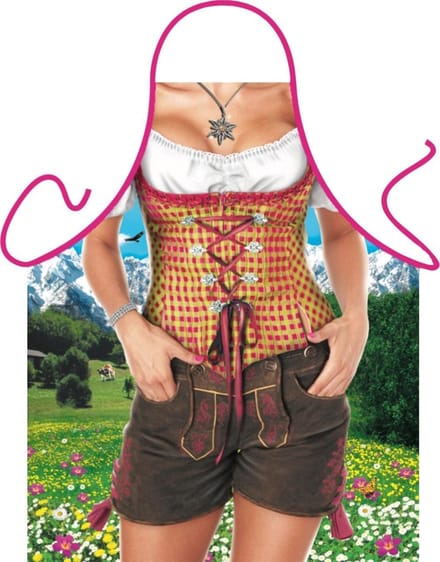 Almgirl - Grappig Leuk Tirol Tiroler Schort Keukenschort