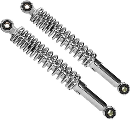 MKX Schokbrekerset 320mm Gilera Citta, Puch Maxi, Tomos chroom