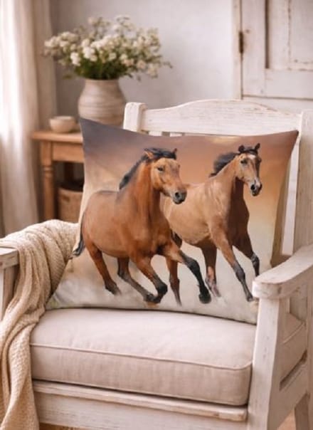 Equine Elegance Collection Kussenhoes - 45x45 cm