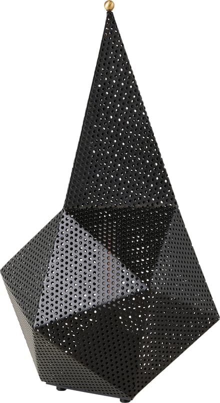 Gubi LED tafellamp Bagdad, zwart, hoogte 36 cm