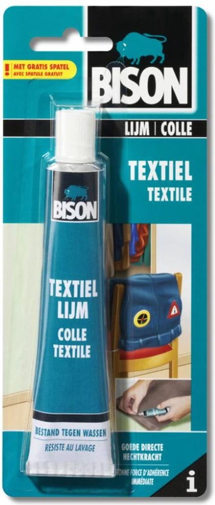 Bison Textiellijm Tube - 6 x 50 ml - Voordeelverpakking
