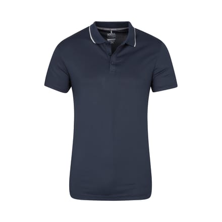 Mountain Warehouse Heren Toernooi IsoCool Poloshirt (Marine)