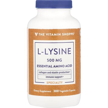 L-Lysine, 500 mg, 300 vegetarische capsules