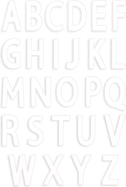 ScrapCooking Cake Template Letters set/26