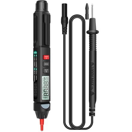 ANENG Pen Multimeter 6000 Counts Digitale Multimeter Meter Tester met LCD-scherm Achtergrondverlichting Without phase sequence detection transparant