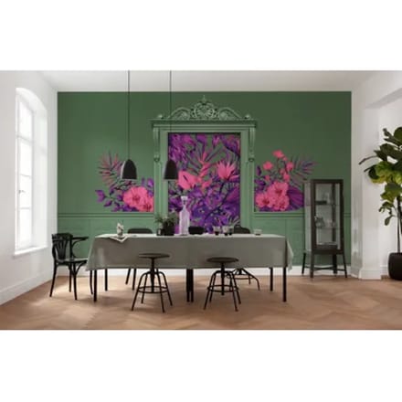 Fotobehang - Duke Dude Green 400x250cm - Vliesbehang