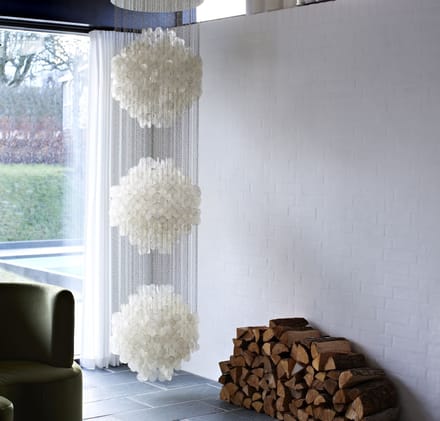 Verpan - Fun DM Hanglamp - 3 ringen smal - wit