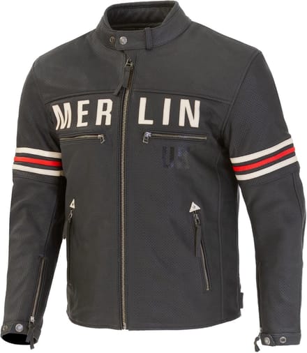 Merlin Revival D3O geperforeerde motorleren jas -