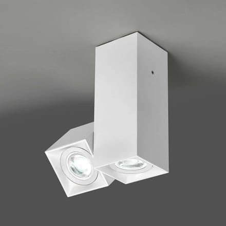 Milan Iluminación Milan Dau spot plafondlamp 2-lamps wit