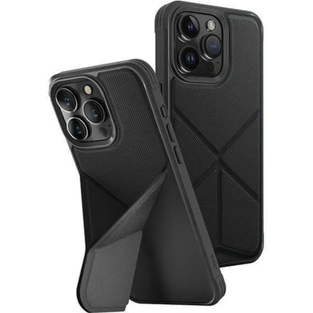 UNIQ Étui Transforma iPhone 15 Pro 6.1  Magclick Charging noir/noir ébène