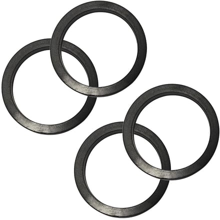 Set van 4 Rubberen Afdichtingen voor Overloopslangen OD 38mm ID 30mm